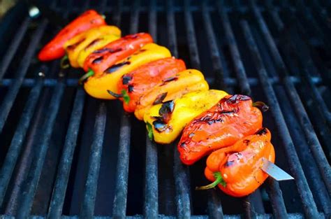 grilled-mini-sweet-peppers-dadcooksdinner image