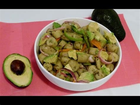 pickled-green-banana-salad-guineos-verdes-en image