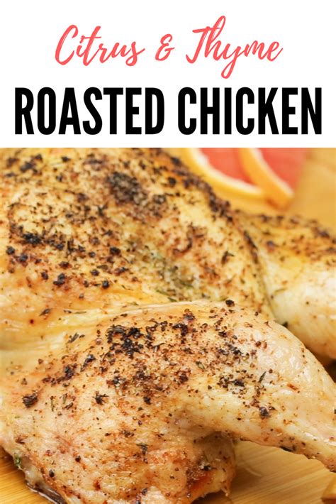 one-hour-citrus-thyme-roasted-chicken image