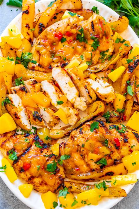 easy-grilled-pineapple-chicken-recipe-averie-cooks image