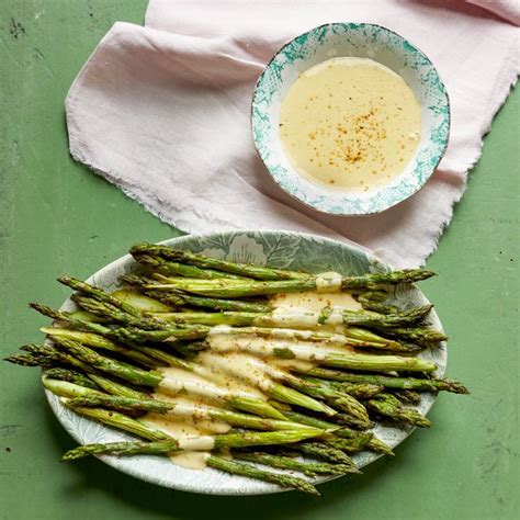 roasted-asparagus-with-cajun-hollandaise-the-pioneer image