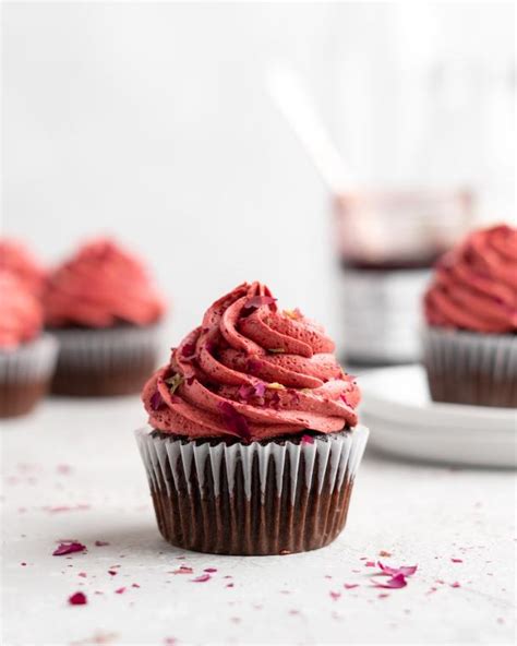 chocolate-cherry-filled-cupcakes-food-duchess image
