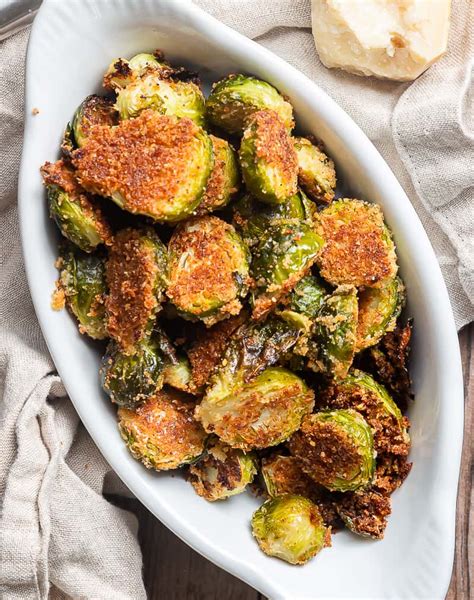 roasted-brussels-sprouts-with-garlic-parmesan-bread image