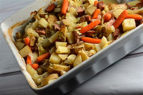 hobo-casserole-with-smoked-sausage-the-farmwife image