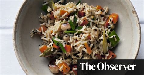 nigel-slaters-brown-rice-carrot-and-cashew-pilau image