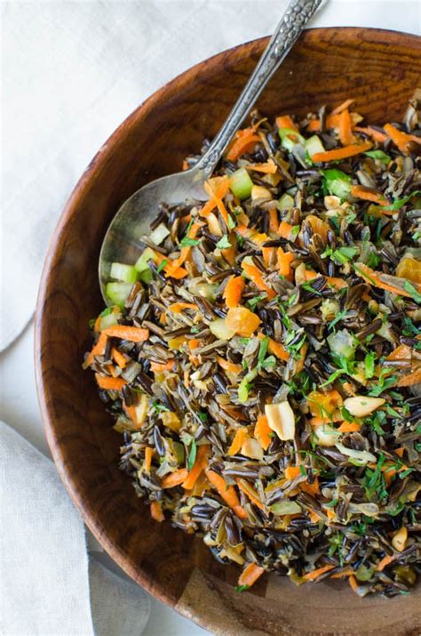 asian-wild-rice-salad-with-ginger-soy-dressing-garlic image