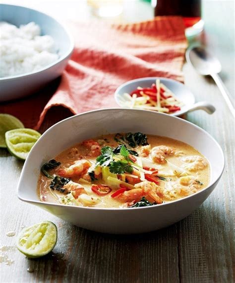 prawn-red-thai-curry-with-coconut-rice image
