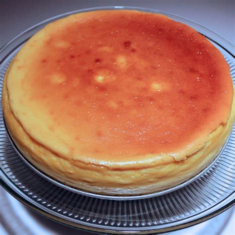 crustless-new-york-cheesecake-recipe-homemade-food image