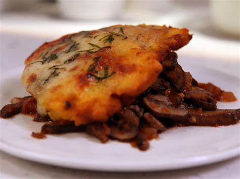 mushroom-and-marsala-casserole-with-polenta-crust image