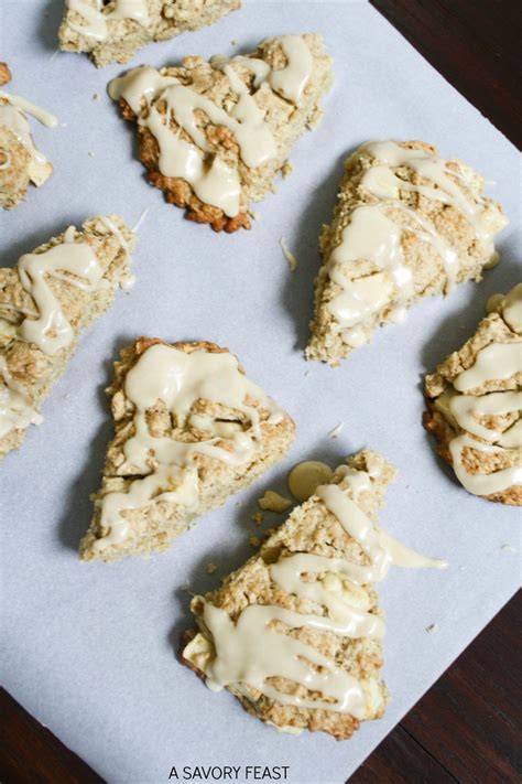 apple-oatmeal-scones-with-maple-glaze-a-savory-feast image