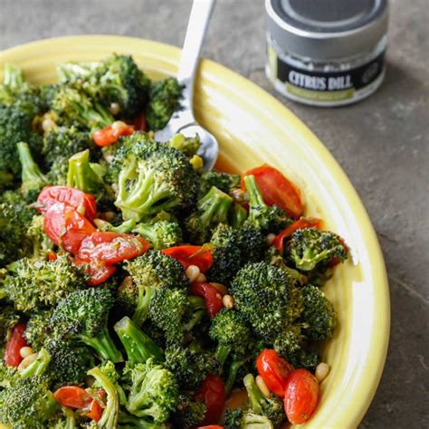 roasted-broccoli-with-a-warm-tomato-herb-vinaigrette image