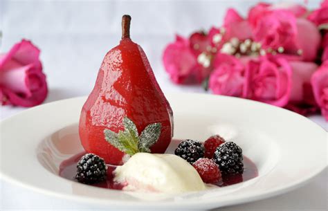 sexy-poached-pears-with-blackberries-and-almond-ice image