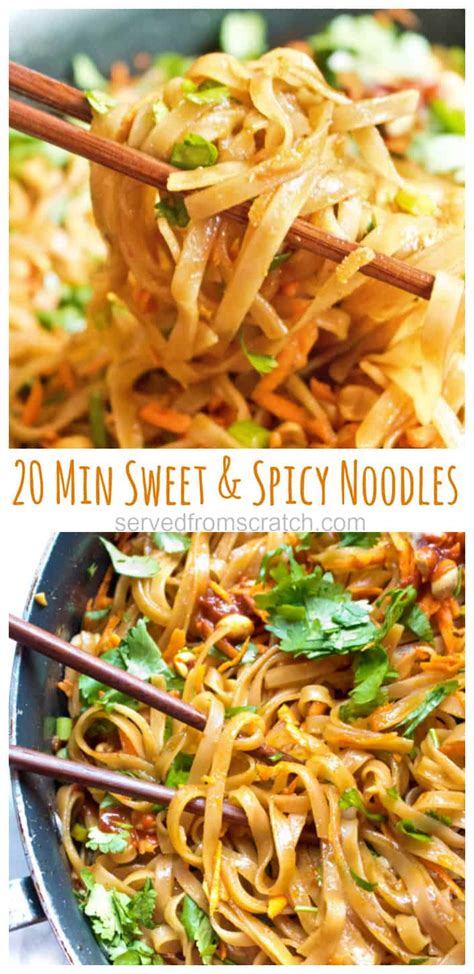 20-minute-sweet-and-spicy-noodles-served-from-scratch image