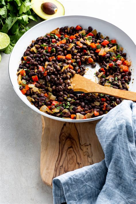kicked-up-skillet-black-beans-nourish-and-fete image