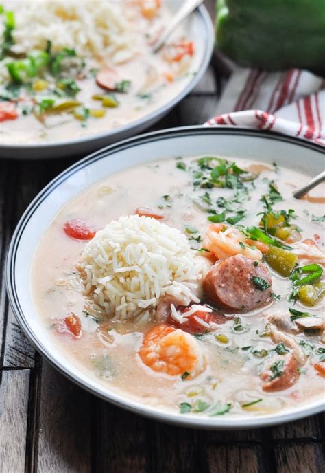 crockpot-gumbo-with-chicken-sausage-shrimp-the image