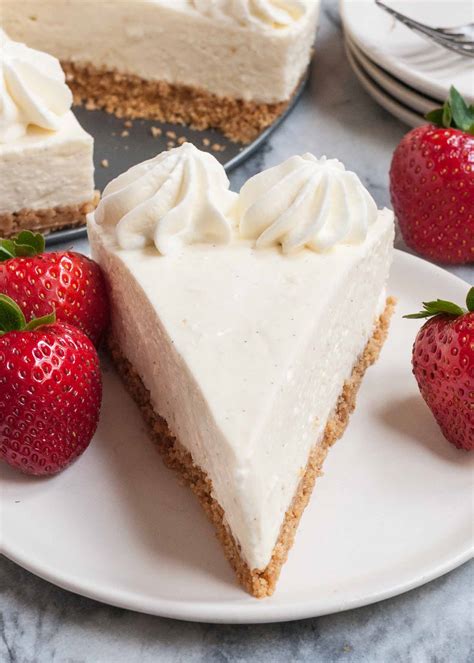 easy-no-bake-cheesecake-recipe-so-easy-simply image