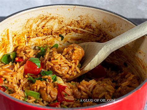 spicy-sausage-rice-recipe-gordon-ramsay-a-glug-of-oil image