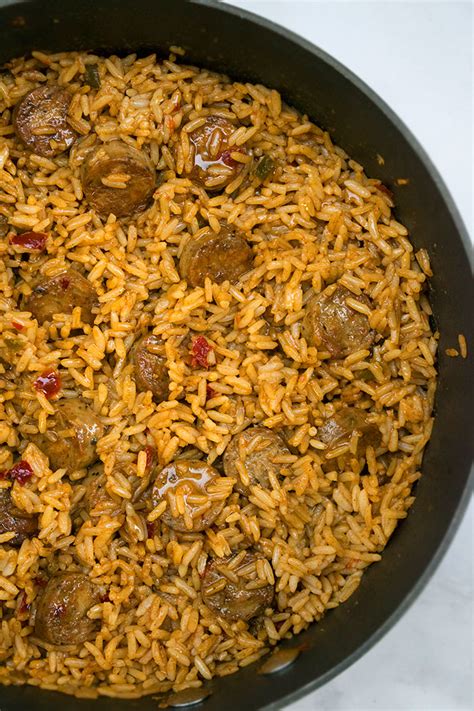 sausage-and-rice-one-pot image