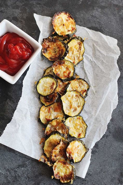 easy-healthy-oven-fried-zucchini-chips-quick image