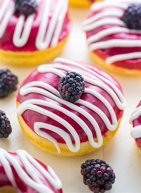 blackberries-and-cream-donuts-baker-by-nature image