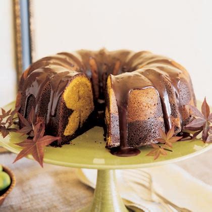 chocolate-pumpkin-marble-cake-recipe-myrecipes image