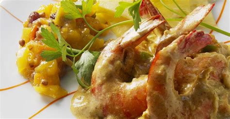 shrimp-curry-and-pineapple-mango-chutney-eat image