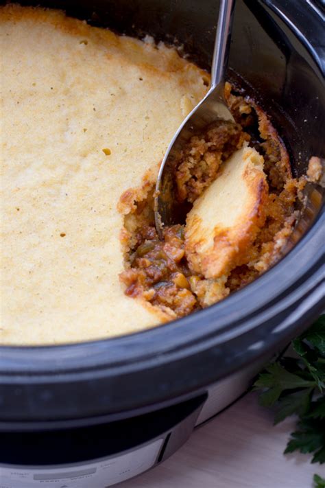 crockpot-mexican-chili-with-cornbread-topping-the image
