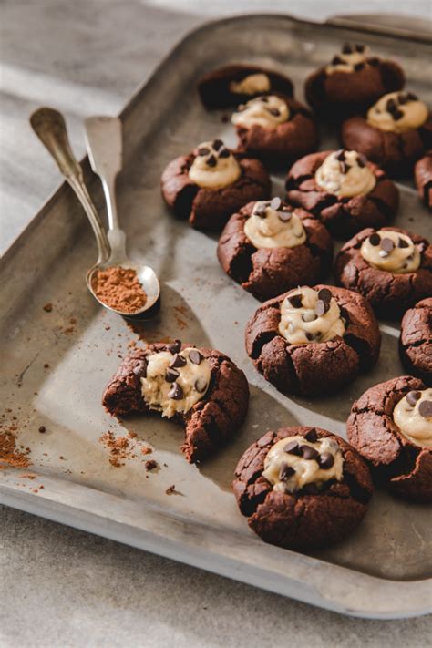 brownie-thumbprint-cookies-gluten-free-peanut image