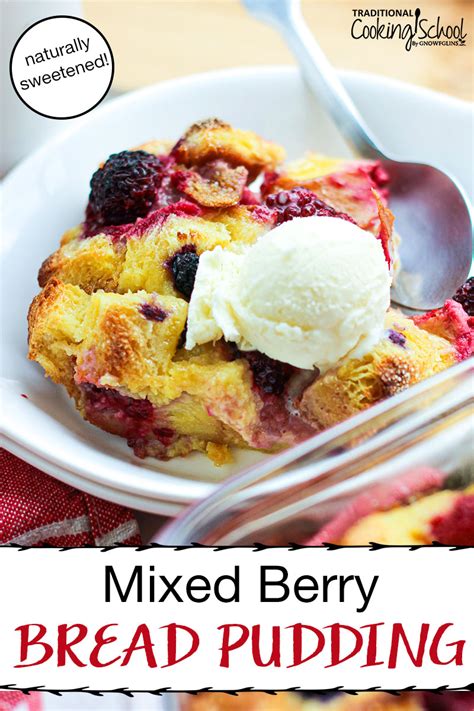 mixed-berry-bread-pudding-recipe-naturally-sweetened image