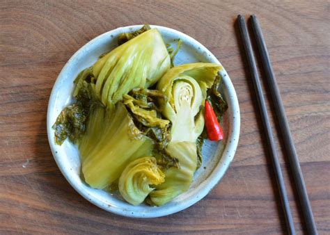fermented-chinese-mustard-greens-recipe-viet image