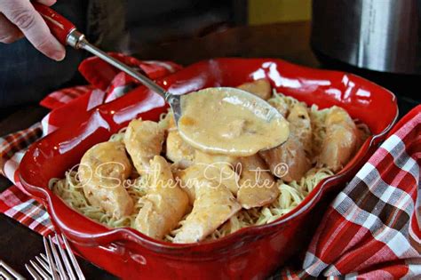 slow-cooker-angel-chicken-pasta-southern-plate image