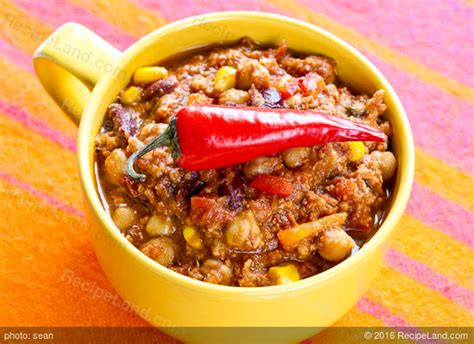 chickpea-corn-and-kidney-bean-chili image