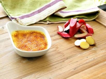 rhubarb-and-ginger-creme-brulee-tasty-kitchen image