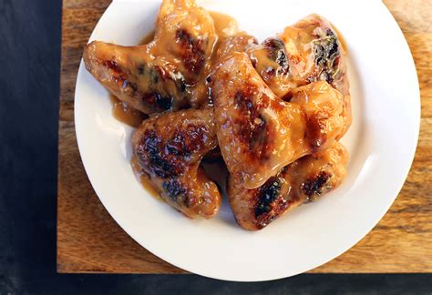 grilled-chicken-wings-with-apricot-mustard-glaze image