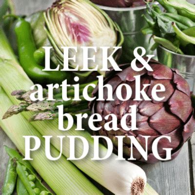 the-chew-ina-garten-leek-artichoke-bread-pudding image