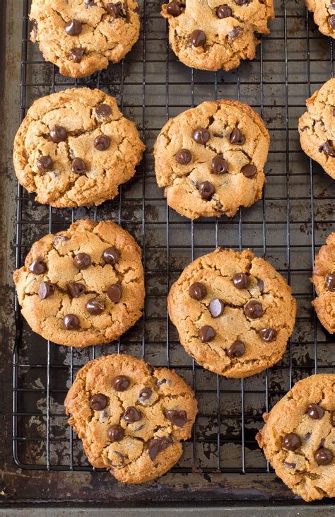 flourless-peanut-butter-chocolate-chip-cookies-chef image