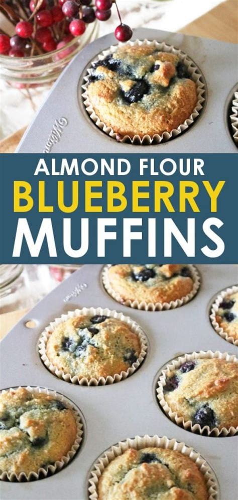 almond-flour-blueberry-muffins-a-modern image