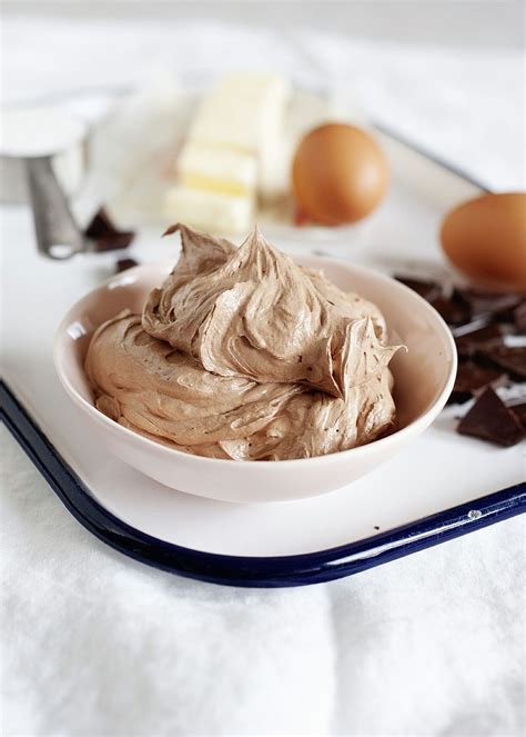 chocolate-swiss-meringue-buttercream-recipe-simply image