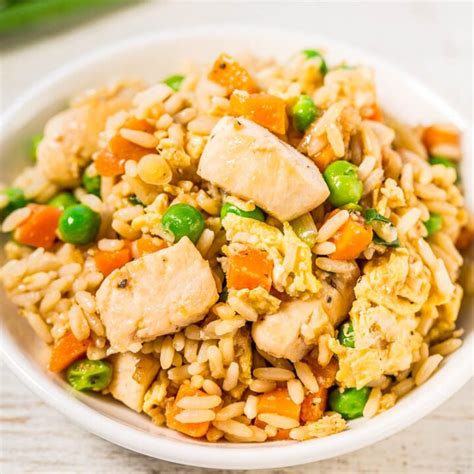 easy-better-than-takeout-chicken-fried-rice-averie image