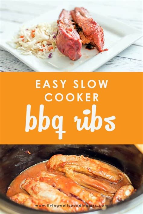 easy-slow-cooker-bbq-ribs-best-crockpot-barbecue image