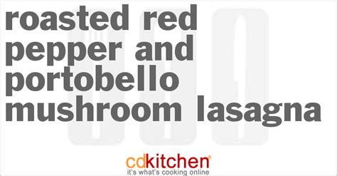 roasted-red-pepper-and-portobello-mushroom-lasagna image