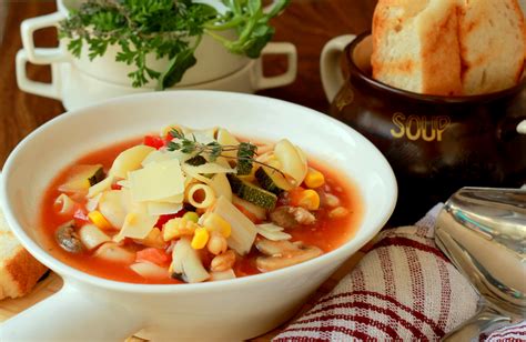 macaroni-minestrone-soup-pot-recipe-wholesome image