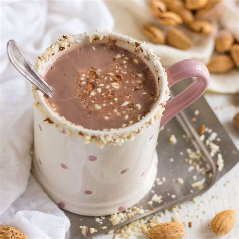 healthy-hot-cocoa-with-almond-milk-vegan-dairy-free image