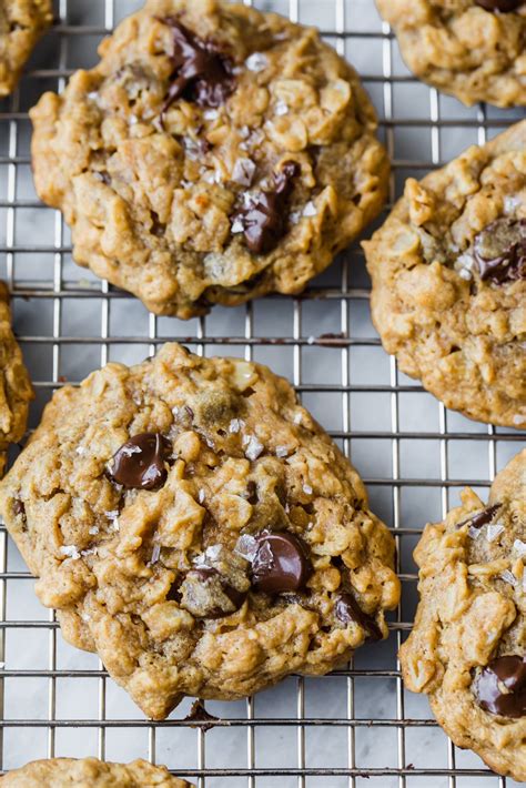 flourless-peanut-butter-oatmeal-chocolate-chip-cookies image