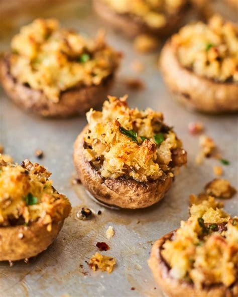 stuffed-mushrooms-recipe-baked-caps-with-cheesy image