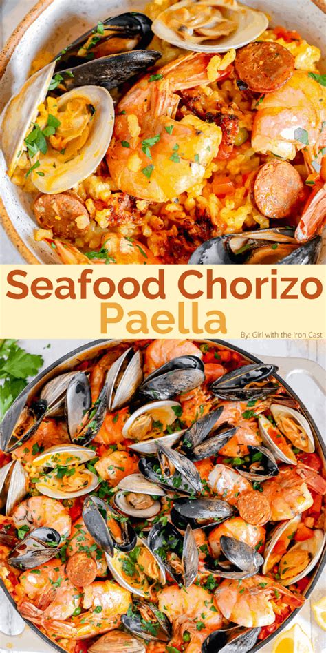 spanish-seafood-paella-with-chorizo-girl-with-the-iron-cast image