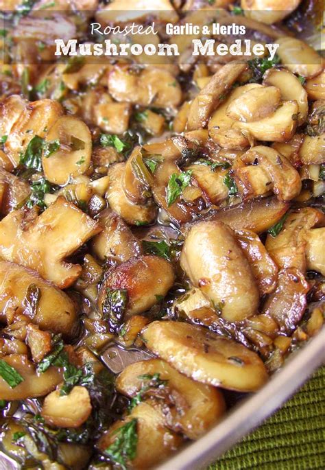 roasted-garlic-herb-mushroom-medley image