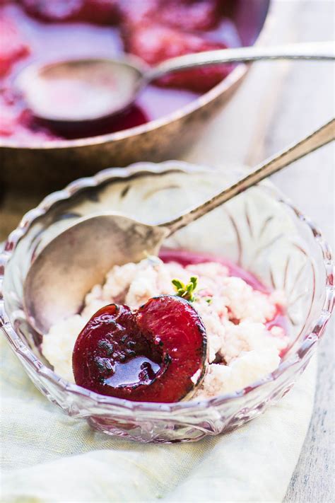 honey-roasted-plums-with-fresh-ricotta-the-view image