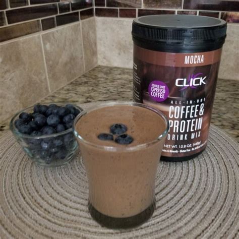 coffee-protein-recipe-mocha-blueberry-smoothie image