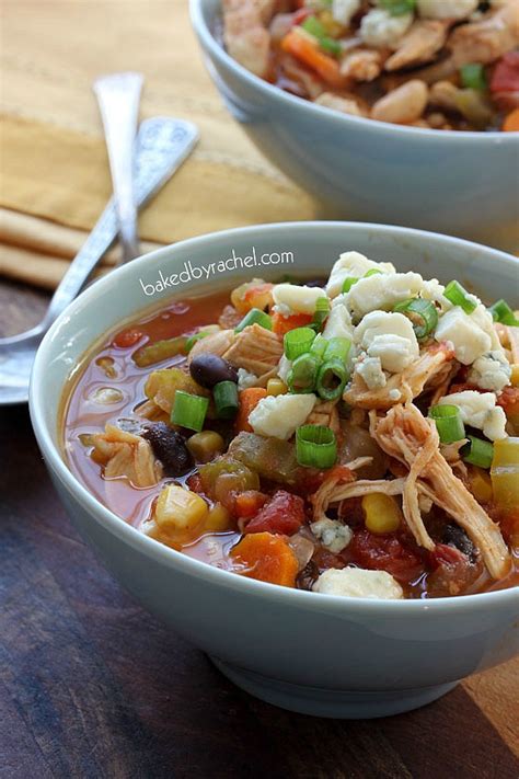 slow-cooker-two-bean-buffalo-chicken-chili-baked-by image